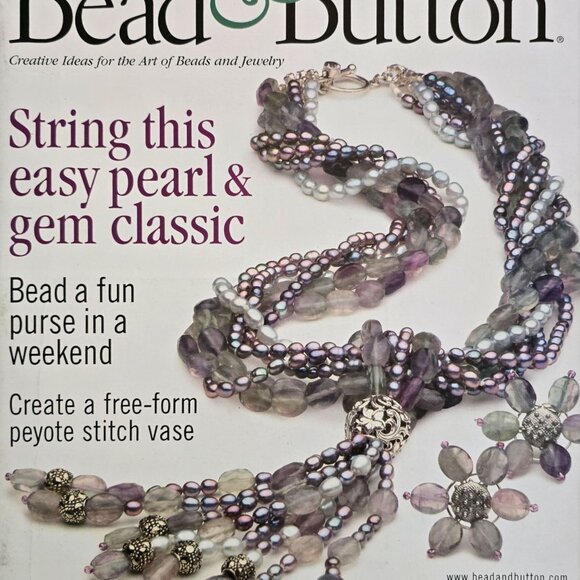 Bead And Button Magazine June 2001 Projects For Fashionable Jewelry And Accessor - Picture 1 of 16